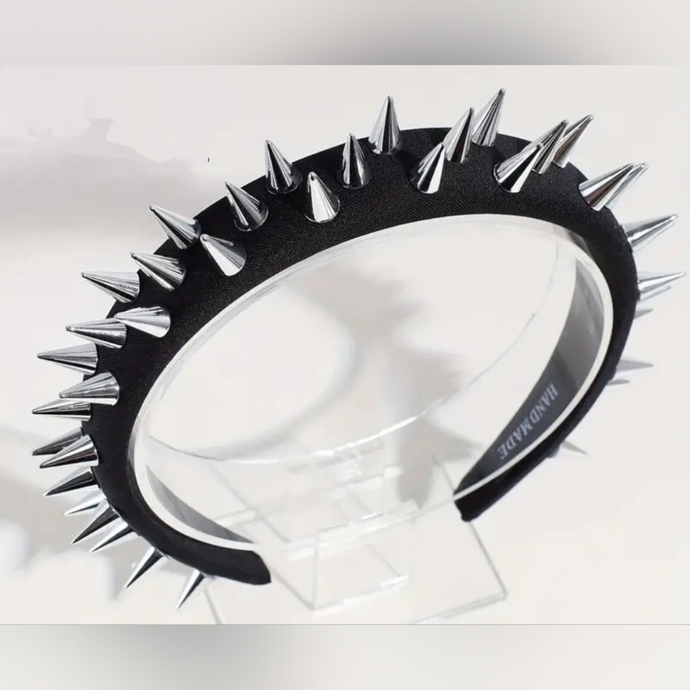 Black Spiked Headband